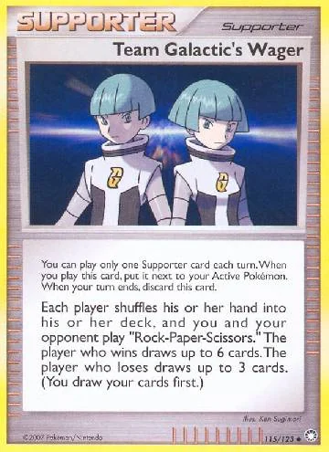 Team Galactic's Wager 115/123