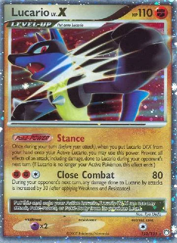 Lucario LV.X 122/123