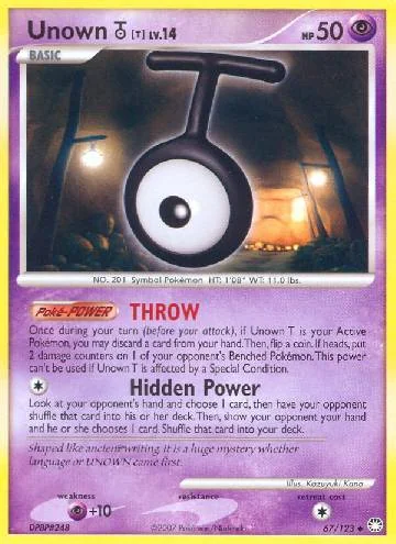 Unown T 67/123