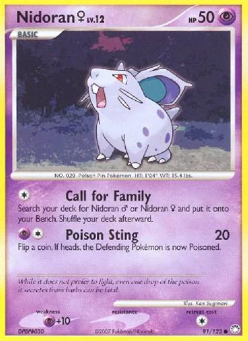 Nidoran Fêmea 91/123