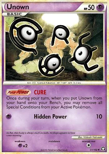 Unown CURE 51/102