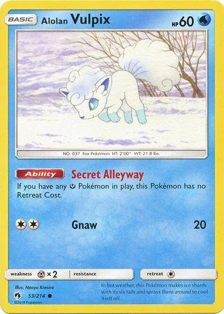 Vulpix de Alola 53/214