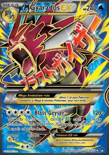 M Gyarados-EX 115/122