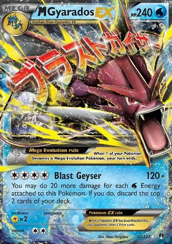 M Gyarados-EX 27/122