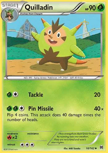Quilladin 10/162