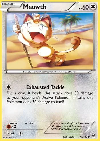 Meowth 114/162