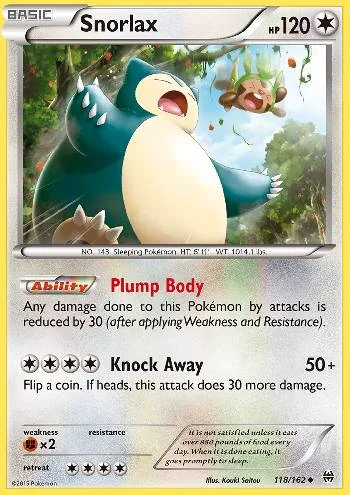 Snorlax 118/162