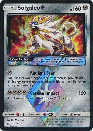 Solgaleo Prism Star 89/156