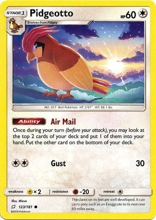 Pidgeotto 123/181