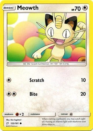 Meowth 125/181