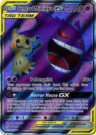 Gengar e Mimikyu-GX 164/181