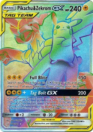 Pikachu e Zekrom-GX 184/181
