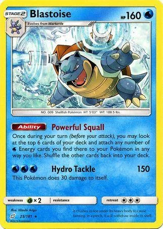 Blastoise 25/181