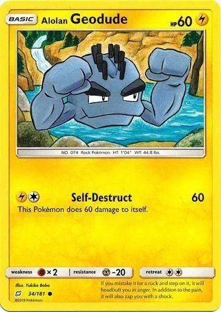 Geodude de Alola 34/181