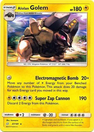 Golem de Alola 37/181