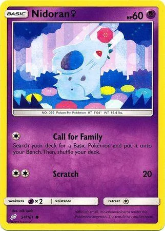 Nidoran 54/181