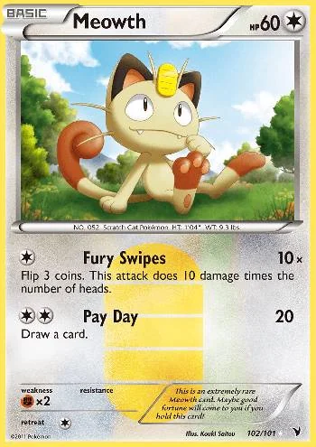 Meowth 102/101