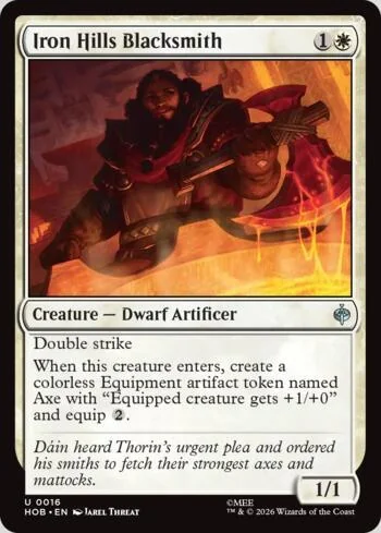 Iron Hills Blacksmith 016/193 de O Hobbit (Magic)