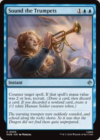 Sound the Trumpets 055/193 de O Hobbit (Magic)