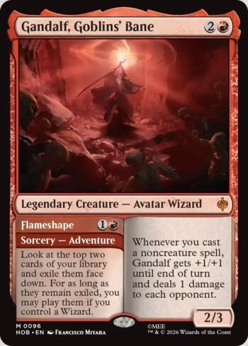 Gandalf, Goblins' Bane // Flameshape 096/193 de O Hobbit (Magic)