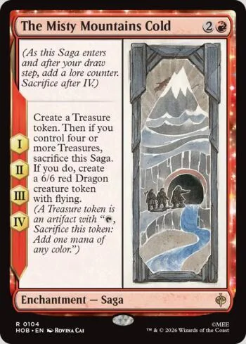 The Misty Mountains Cold 104/193 de O Hobbit (Magic)