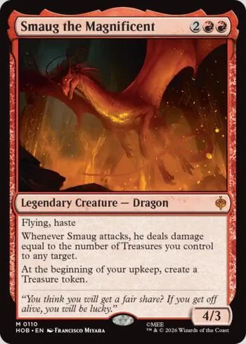 Smaug the Magnificent 110/193 de O Hobbit (Magic)