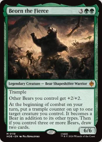 Beorn the Fierce 119/193 de O Hobbit (Magic)