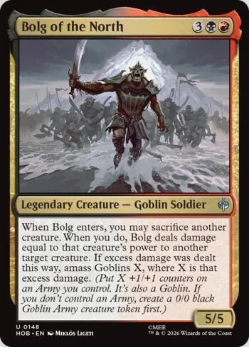 Bolg of the North 148/193 de O Hobbit (Magic)