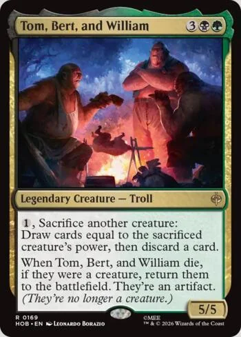 Tom, Bert, and William 169/193 de O Hobbit (Magic)