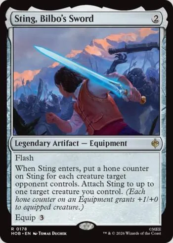 Sting, Bilbo's Sword 178/193 de O Hobbit (Magic)