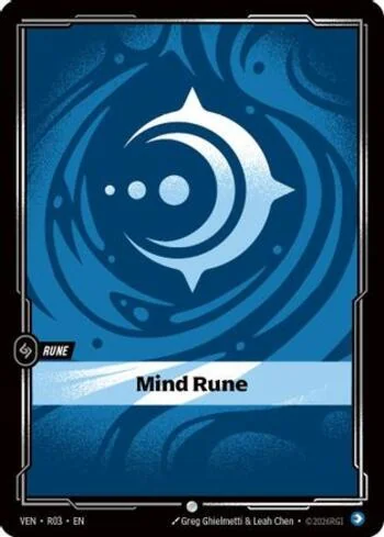 Mind Rune R03 de Vendetta (Riftbound)