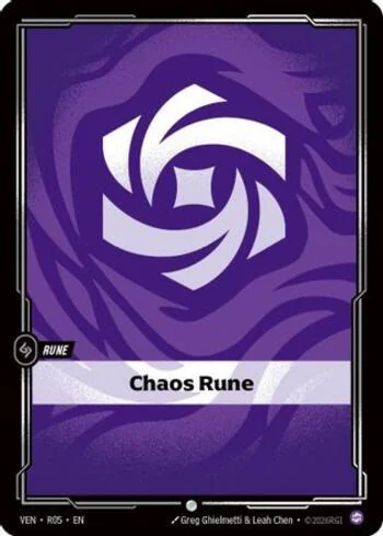 Chaos Rune R05 de Vendetta (Riftbound)