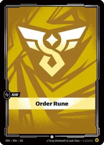 Order Rune R06 de Vendetta (Riftbound)