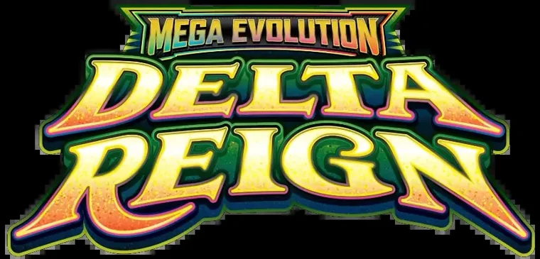 Logotipo oficial de Mega Evolution Delta Reign