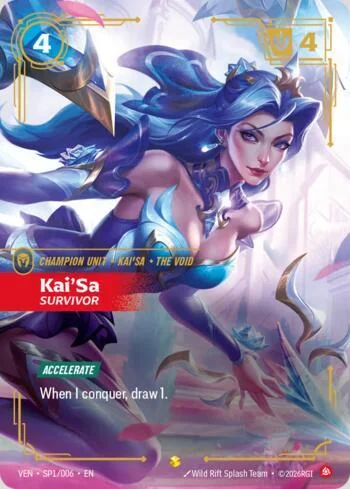 Kai'Sa, Survivor SP1 de Vendetta (Riftbound)