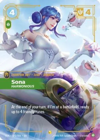 Sona, Harmonious SP2 de Vendetta (Riftbound)