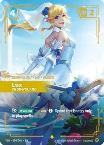 Lux, Crownguard SP6 de Vendetta (Riftbound)