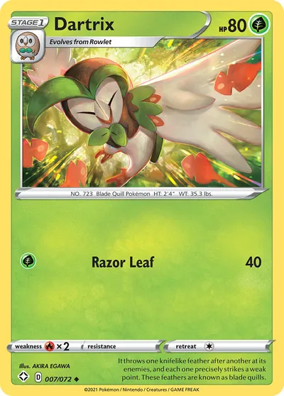 Dartrix - Destinos Brilhantes - ilustração de Akira Egawa