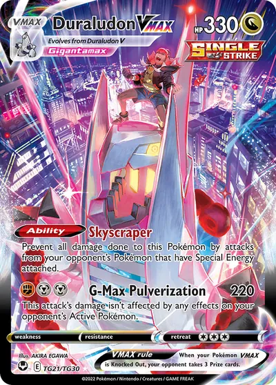 Duraludon VMAX - Tempestade Prateada - ilustração de Akira Egawa