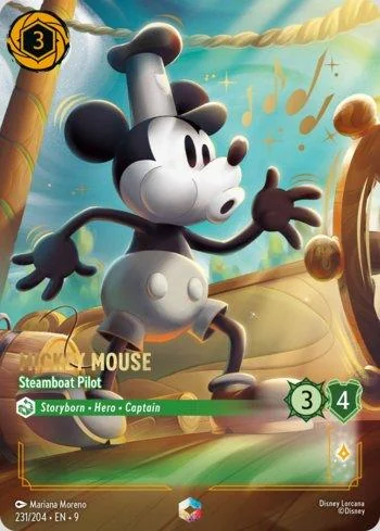 Mickey Mouse - Steamboat Pilot (Enchanted 231