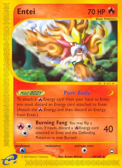 Entei - Aquapolis - ilustração de Atsuko Nishida