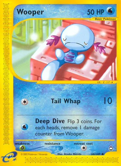 Wooper - Aquapolis - ilustração de Atsuko Nishida
