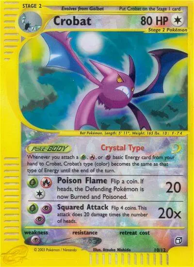 Crobat - Box Topper - ilustração de Atsuko Nishida