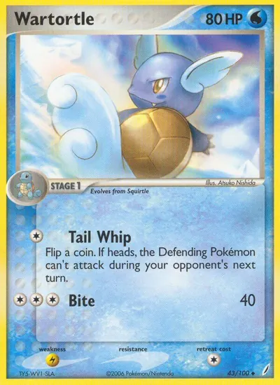 Wartortle - Crystal Guardians - ilustração de Atsuko Nishida