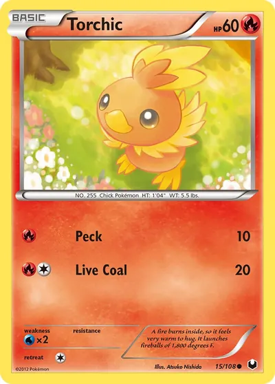 Torchic - Exploradores da Escuridão - ilustração de Atsuko Nishida