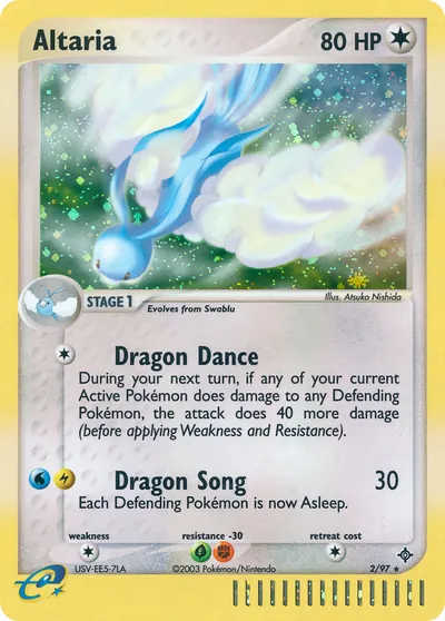 Altaria - Dragon - ilustração de Atsuko Nishida
