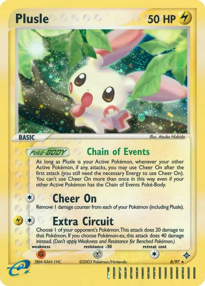 Plusle - Dragon - ilustração de Atsuko Nishida