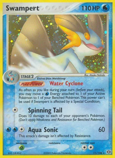 Swampert - Emerald - ilustração de Atsuko Nishida