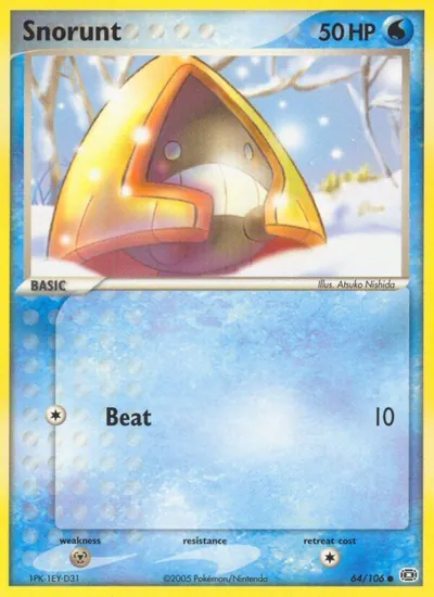 Snorunt - Emerald - ilustração de Atsuko Nishida