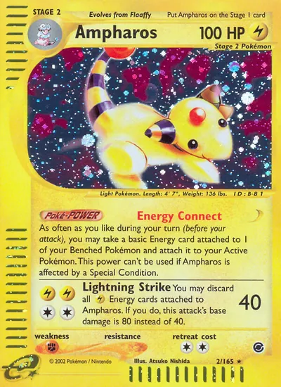 Ampharos - Expedition - ilustração de Atsuko Nishida